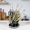 Support couteux rotatif 